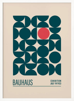 Bauhaus Mavi Kureler Poster - Corkframes.com