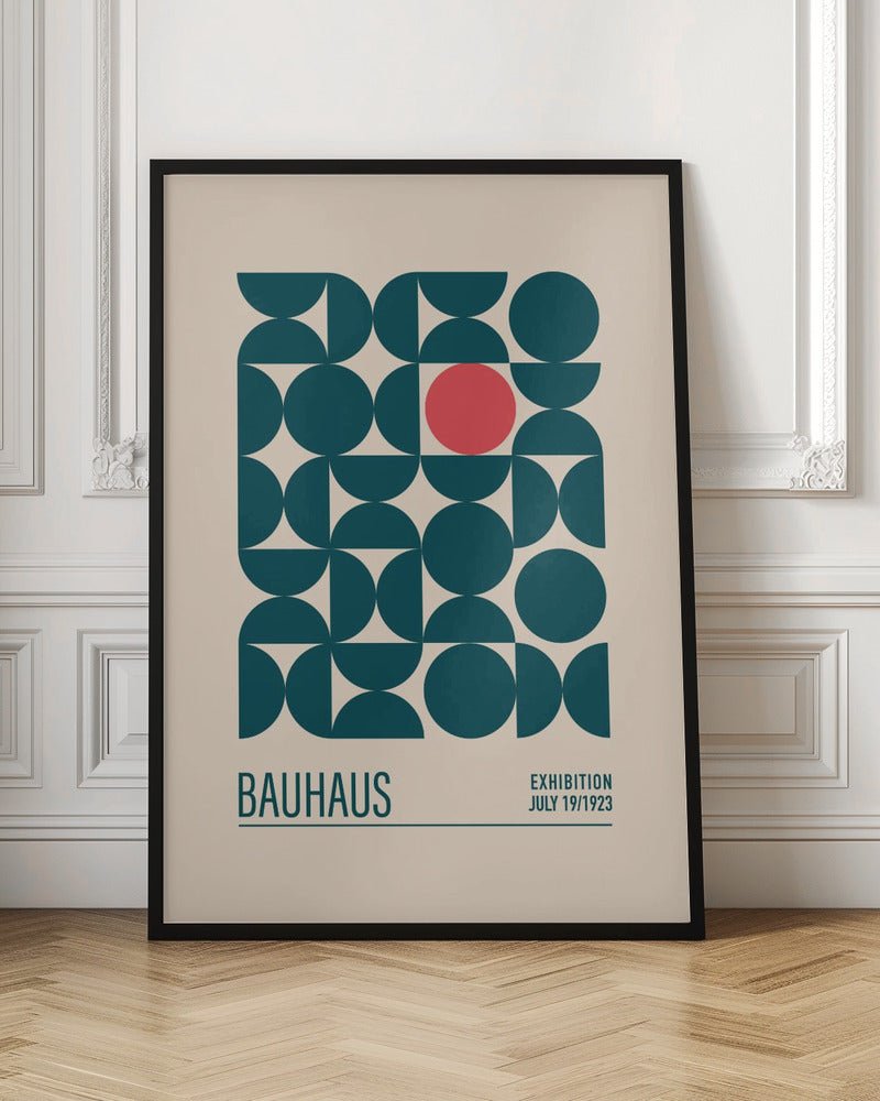 Bauhaus Mavi Kureler Poster - Corkframes.com