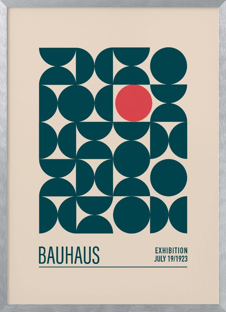 Bauhaus Mavi Kureler Poster - Corkframes.com