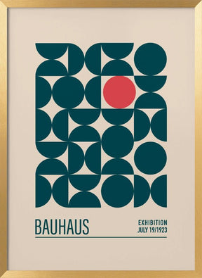 Bauhaus Mavi Kureler Poster - Corkframes.com