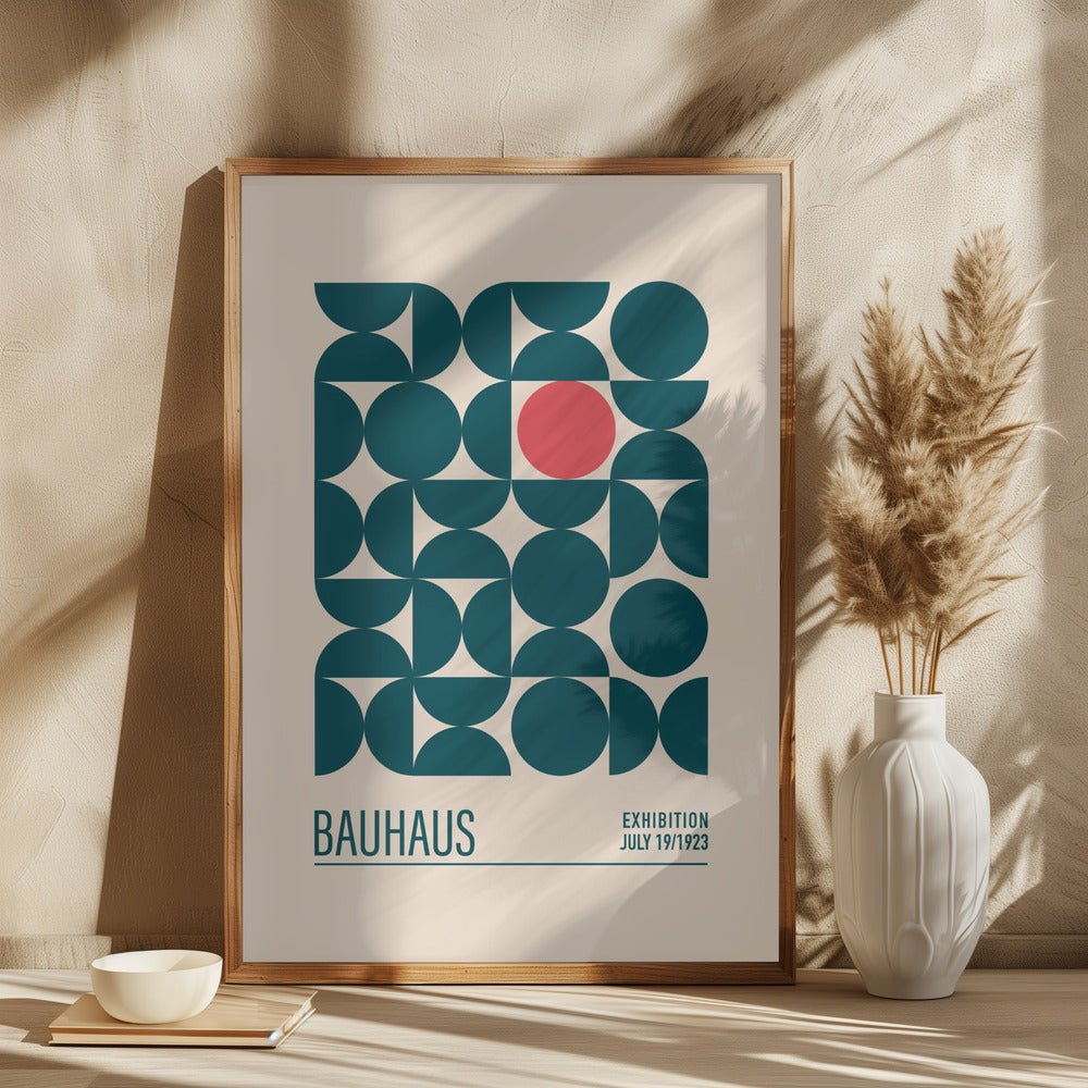 Bauhaus Mavi Kureler Poster - Corkframes.com