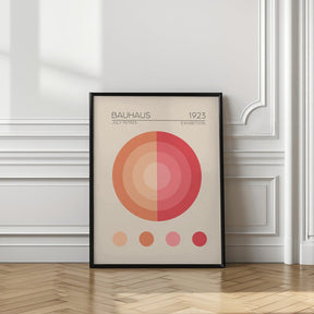 Bauhaus Pembe Daire Poster - Corkframes.com