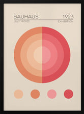 Bauhaus Pembe Daire Poster - Corkframes.com