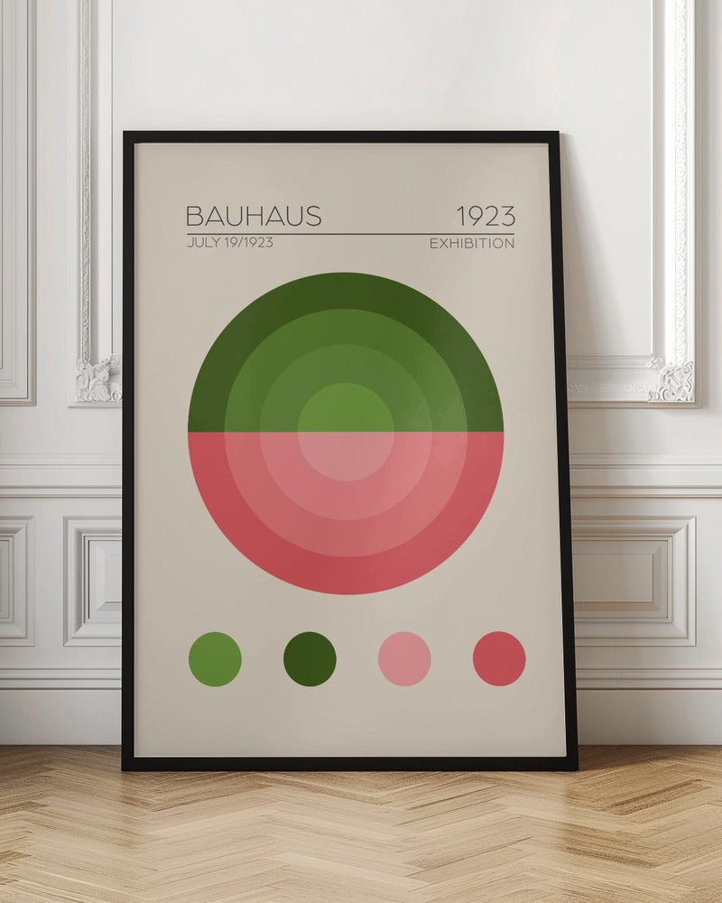 Bauhaus Yesil Daire Poster - Corkframes.com