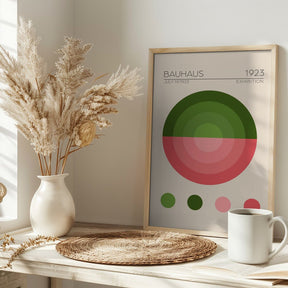 Bauhaus Yesil Daire Poster - Corkframes.com