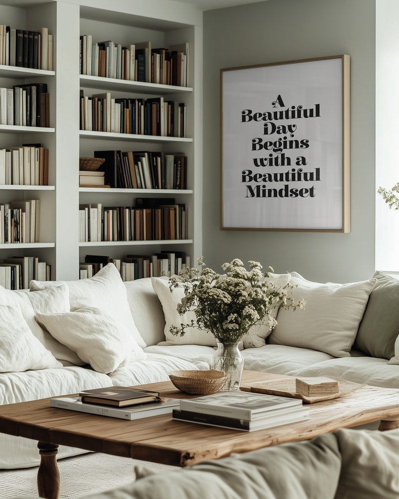 A Beautiful Day Mindset Poster