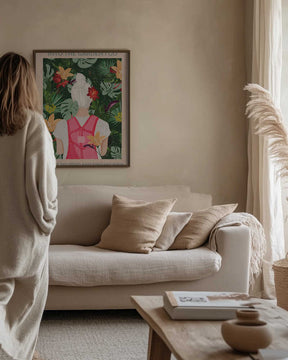 Into the Garden (grey) Poster
