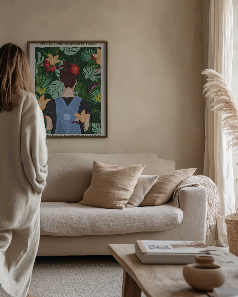 Into the Garden Standard Wall Art Poster