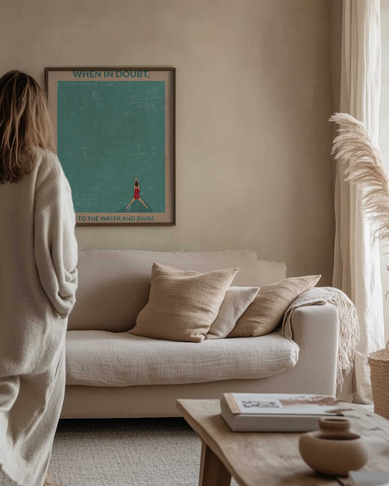 Open Water Standard Wall Art Poster