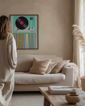 Vinyl Stack Poster