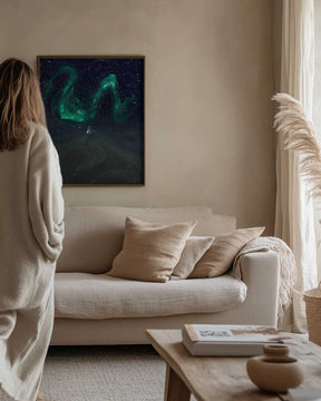 Under the Northern lights Poster