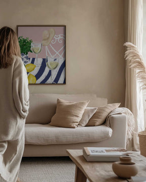 White wine for two Poster