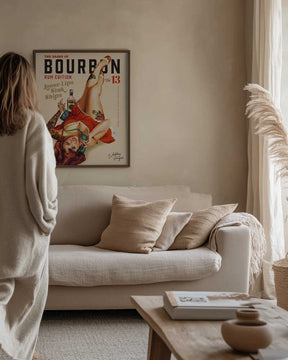 Babes of Bourbon Vol 13 Rum Drinking Pinup Girl Art Poster