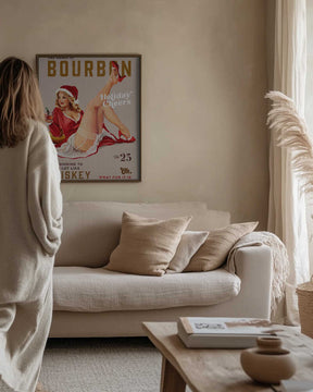 Babes of Bourbon Vol 25 Holiday Cheer Christmas Pinup Poster