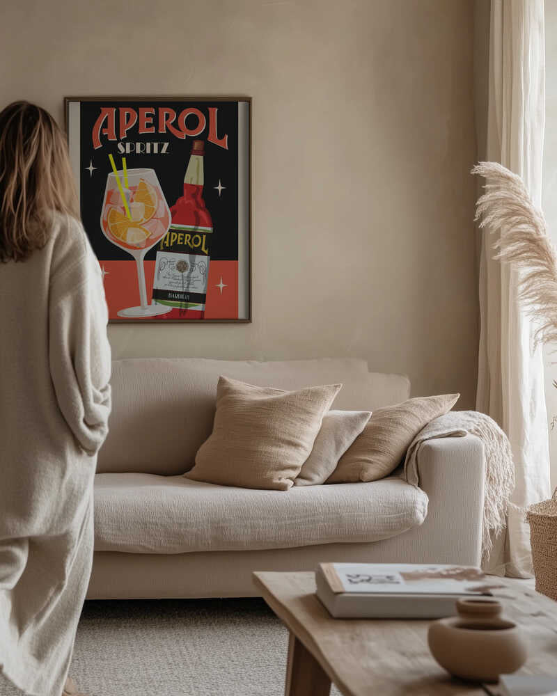 Aperol Spritz_Black Poster