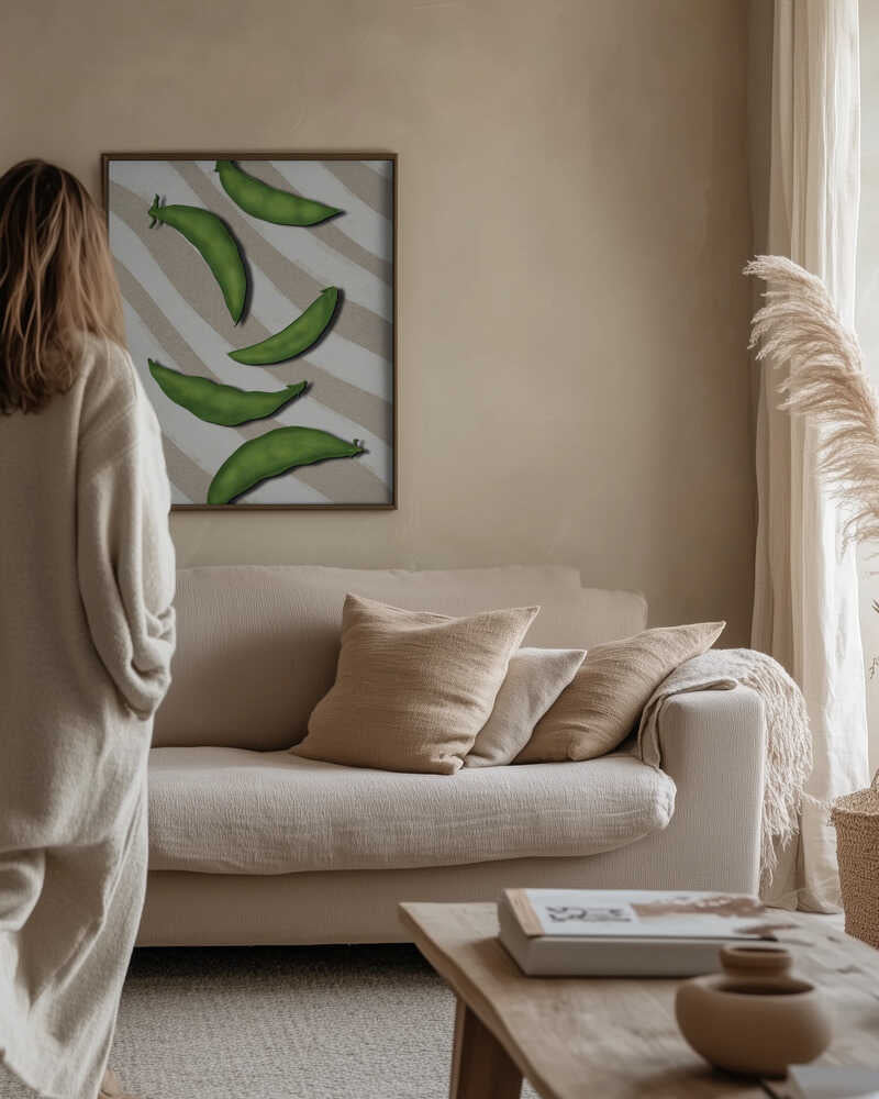 Sugar snap peas Poster
