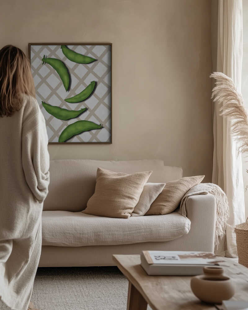 Sugar snap peas Poster