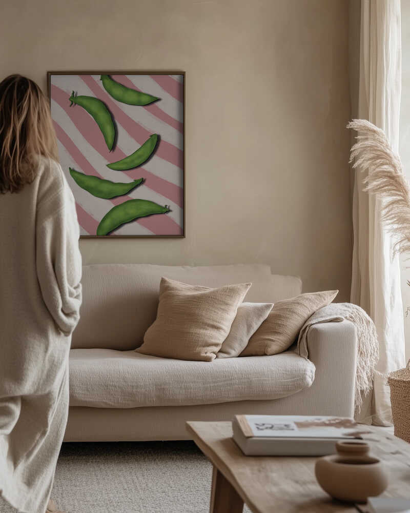 Sugar snap peas Poster