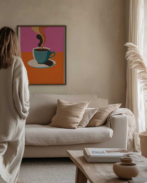 Coffee Steam Poster