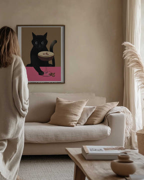 A4 Cat & Espresso 01.png Poster