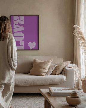 Purple Love Vibe Poster
