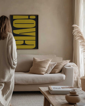 Abstract Typography Artwork Poster