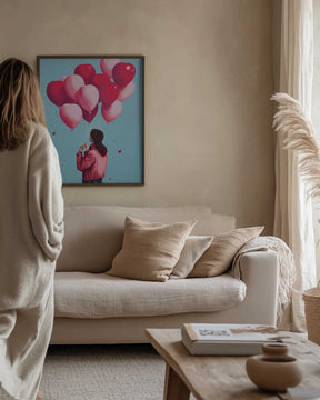 Love Balloons Flight Poster