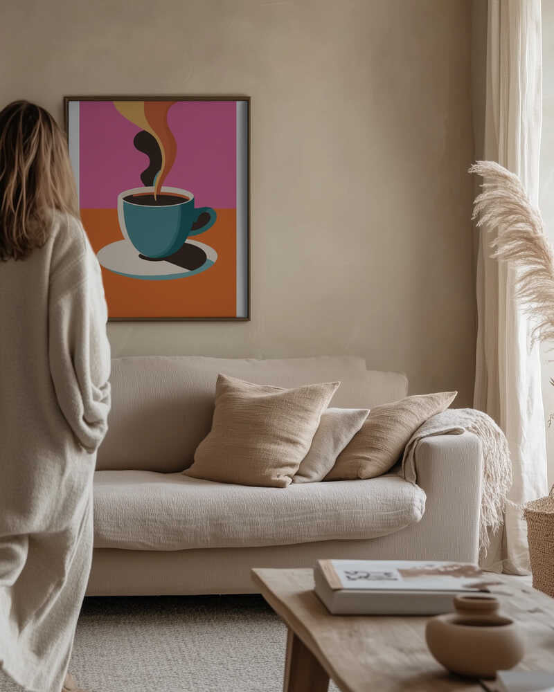 A3 Coffee Steam Pink Final 01 01.png Poster