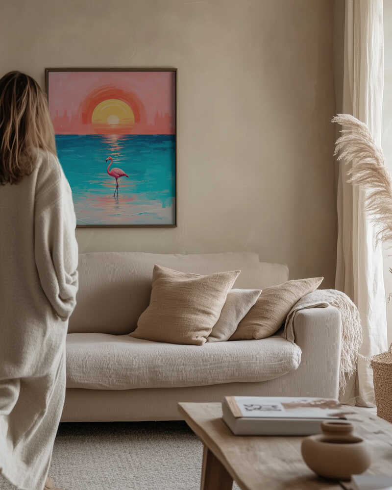 Just Vibin’ By the Sea Poster