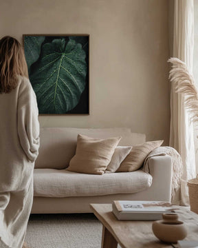 Rain Kissed Leaves Poster