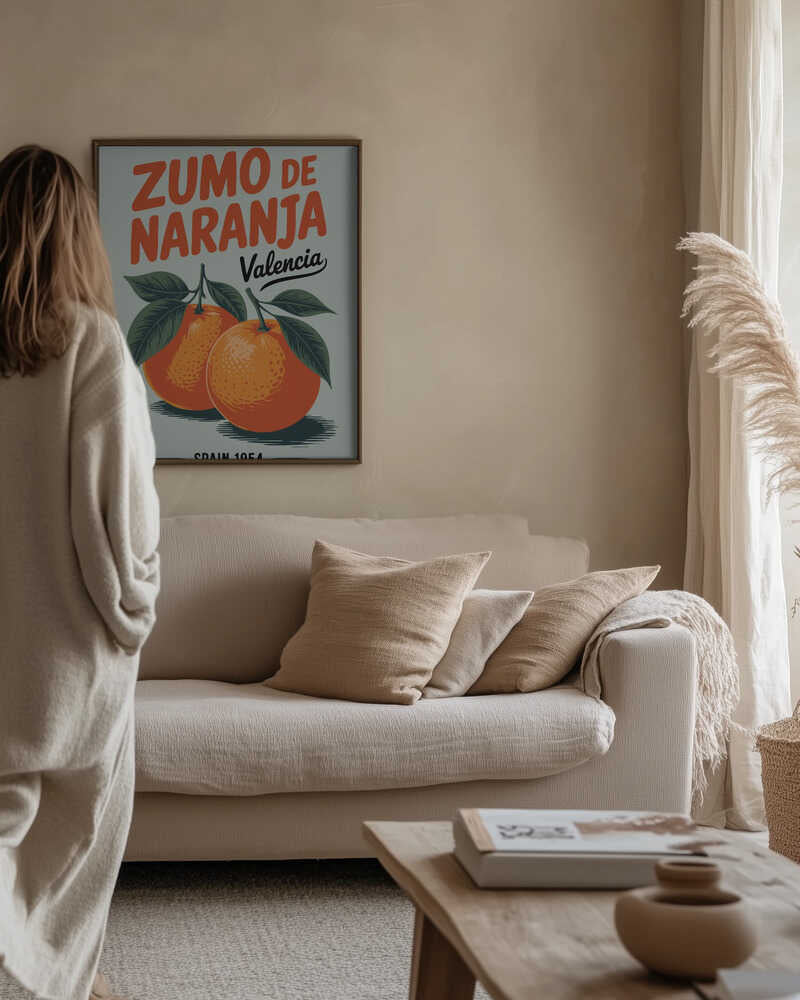 Valencia Oranges Poster