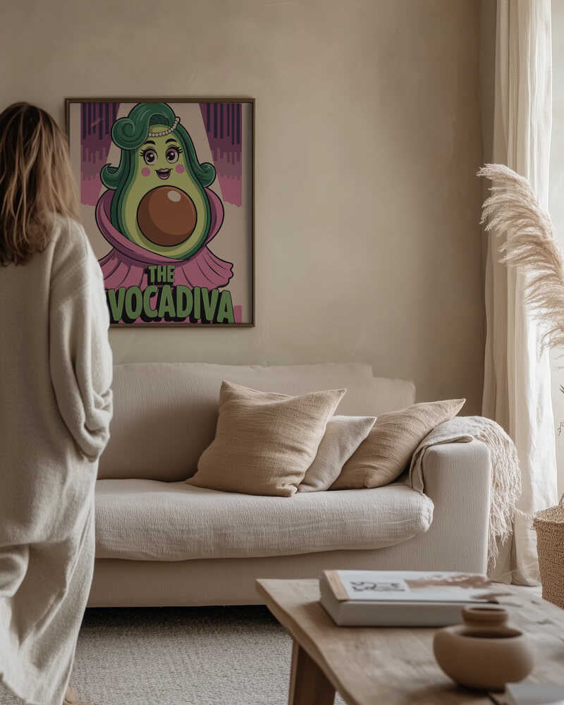 Glamorous Avocado Poster