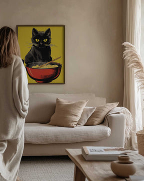 Noodle Cat No 1 Poster