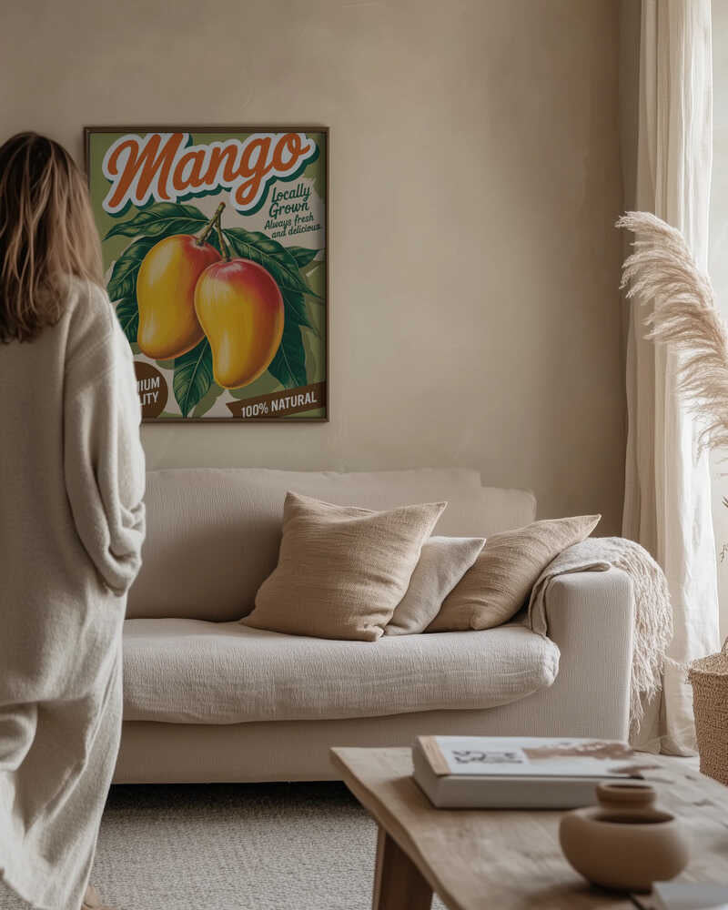 Mango Vintage Poster