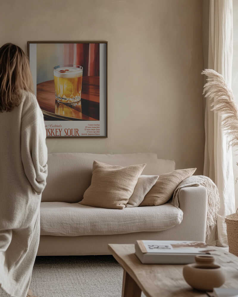 Classic Cocktails - Whiskey Sour Poster