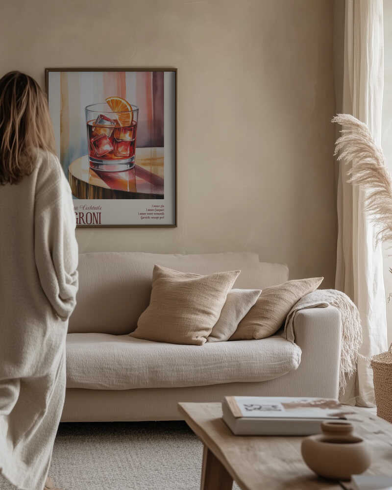 Classic Cocktails - Negroni Poster