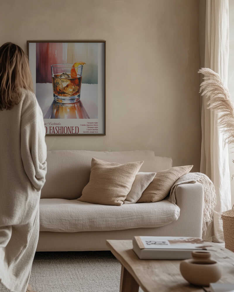 Classic Cocktails - Old Fashioned Poster