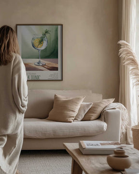 Classic Cocktails - Gin and Tonic Poster