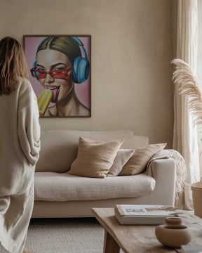 Popsicle and Music Poster