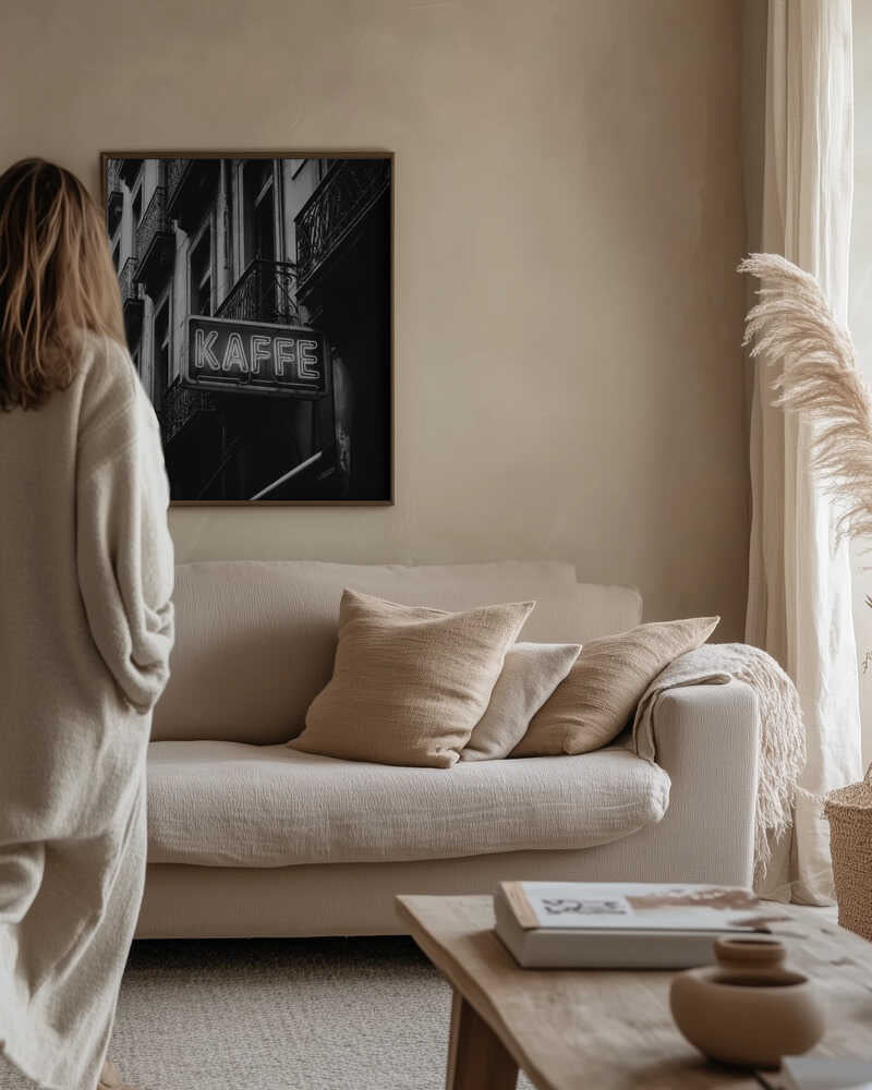 Kaffe Skylt Poster