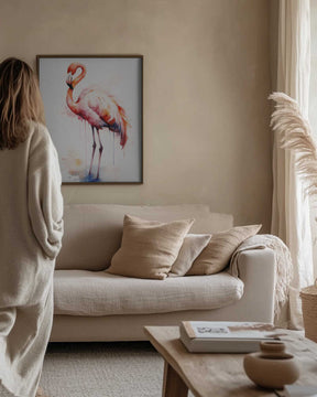 Flamingo Watercolor Poster