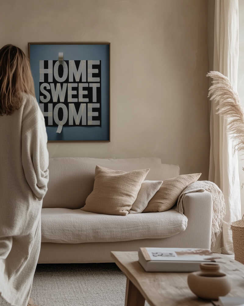 Home Sweet Home Taped Poster