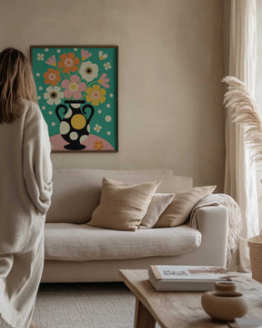 Bouquet of Bold Flowers Poster