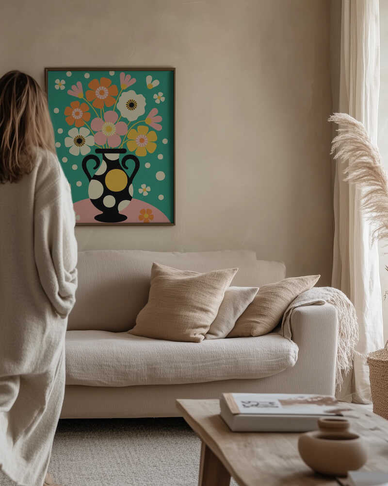 Bouquet of Bold Flowers Poster