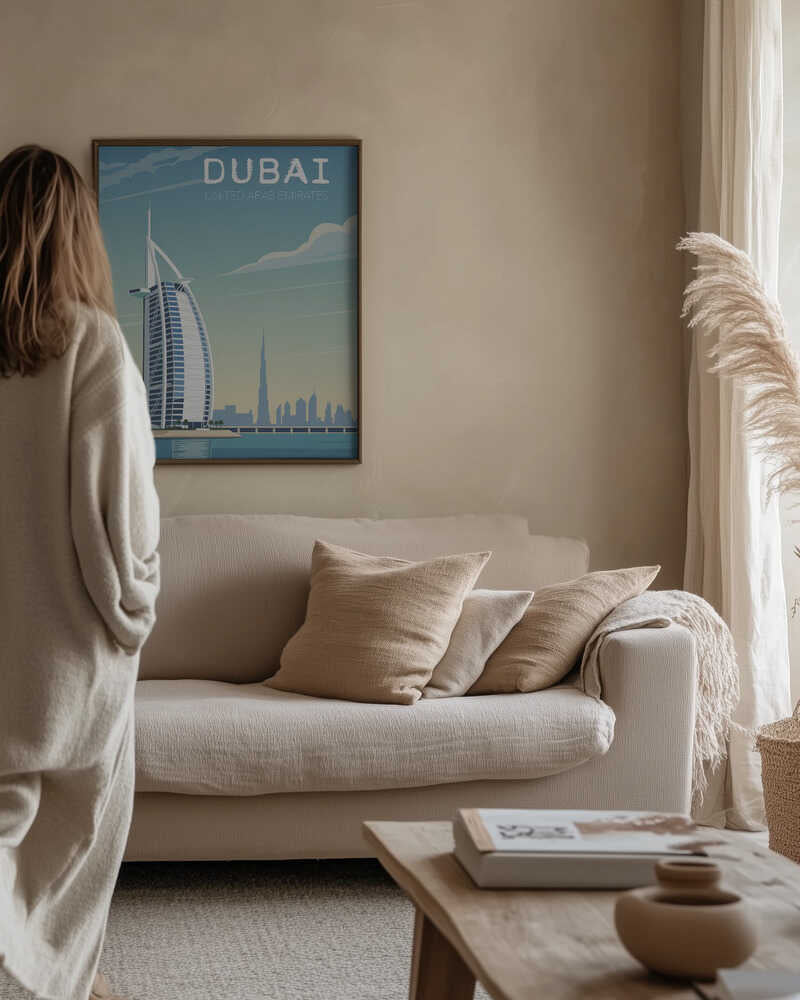 Dubai Travel Poster Poster