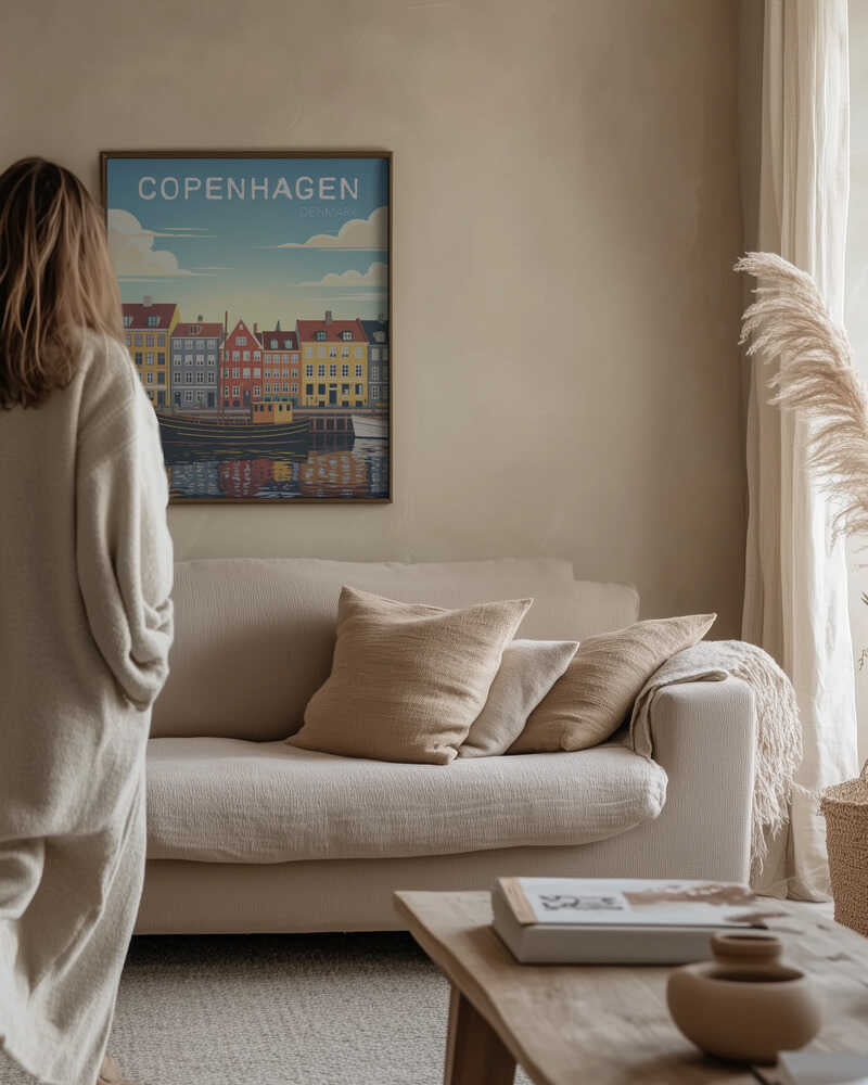 Copenhagen Travel Poster Poster