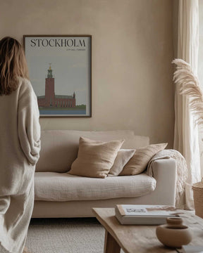 Stockholm City Hall Travel Poster Poster