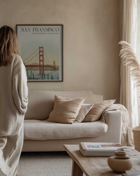 San Fransisco Travel Poster Poster
