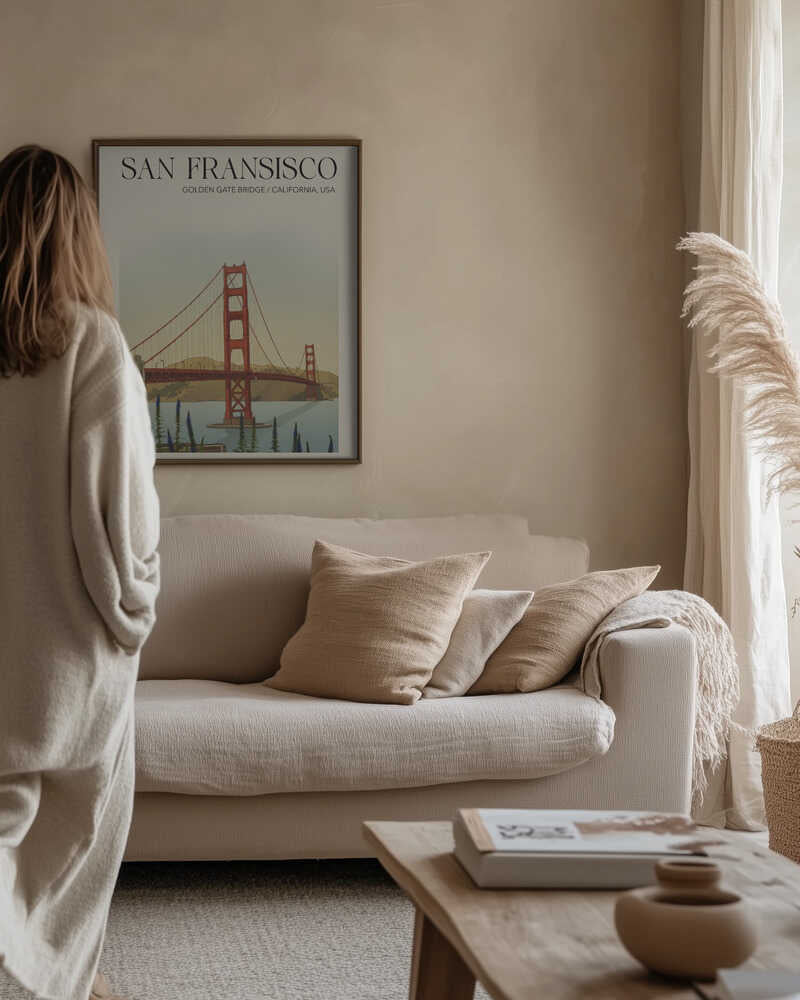 San Fransisco Travel Poster Poster