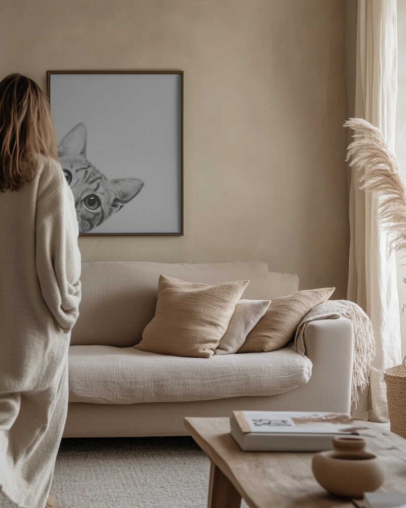 Curious Cat Poster